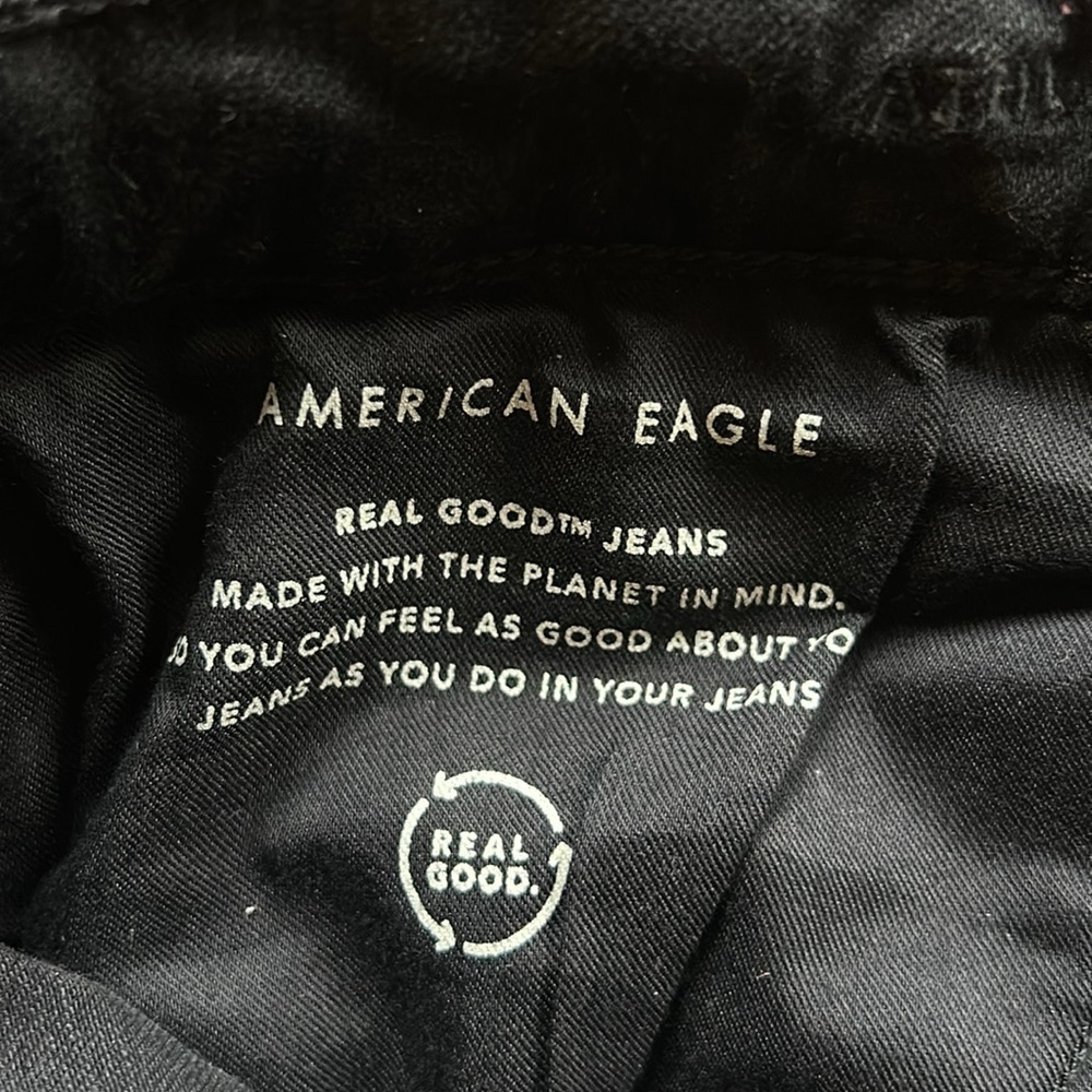 American Eagle Airflex black jeans 34x33 - Picture 4 of 5